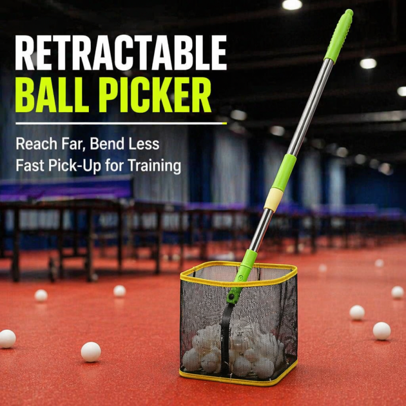 Table Tennis Single - Portable Pickleball Table Tennis Ball Picker