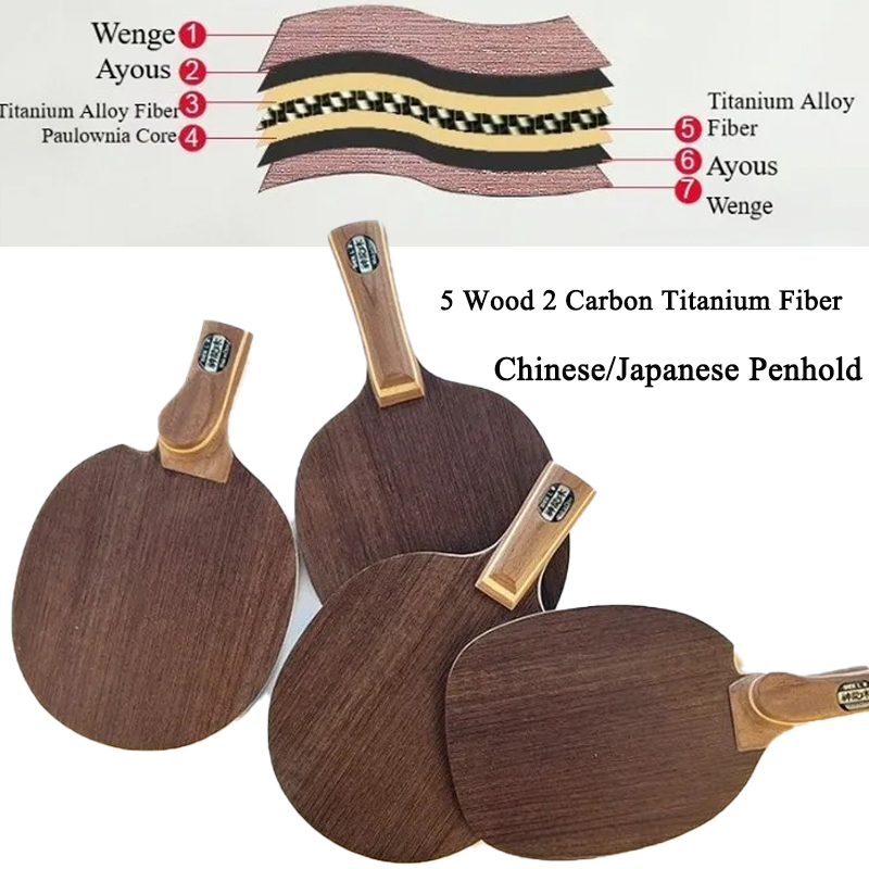 Table Tennis Table - Table Tennis Blade Chinese/Japanese Penhold 5