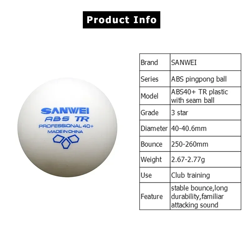 SANWEI-ABS TR 3 Star Table Ten – Table Tennis Game Pc recenzja i cena
