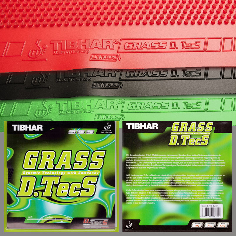 TIBHAR Grass D.TecS Table Tenn – Table Tennis Grip recenzja i cena