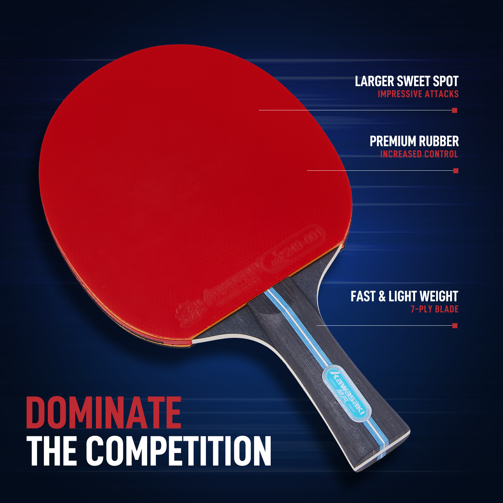 Kawasaki Table Tennis Equipmen – Table Tennis Single recenzja i cena