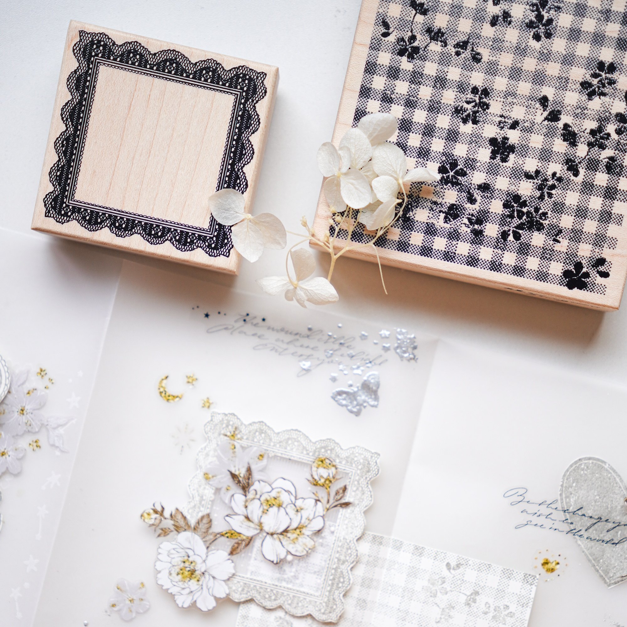 Jennyuanzi Studio Vintage Lace – Butterfly Rubber Sheet recenzja i cena