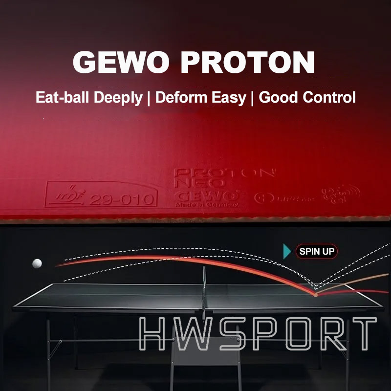 GEWO PROTON NEO Table Tennis R – Table Tennis Germany recenzja i cena