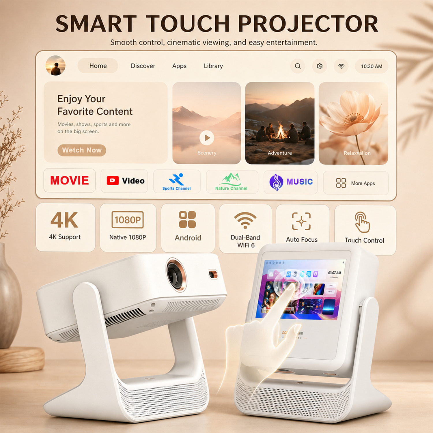 Pro Tennis View Projector Nati – Table Tennis Video recenzja i cena