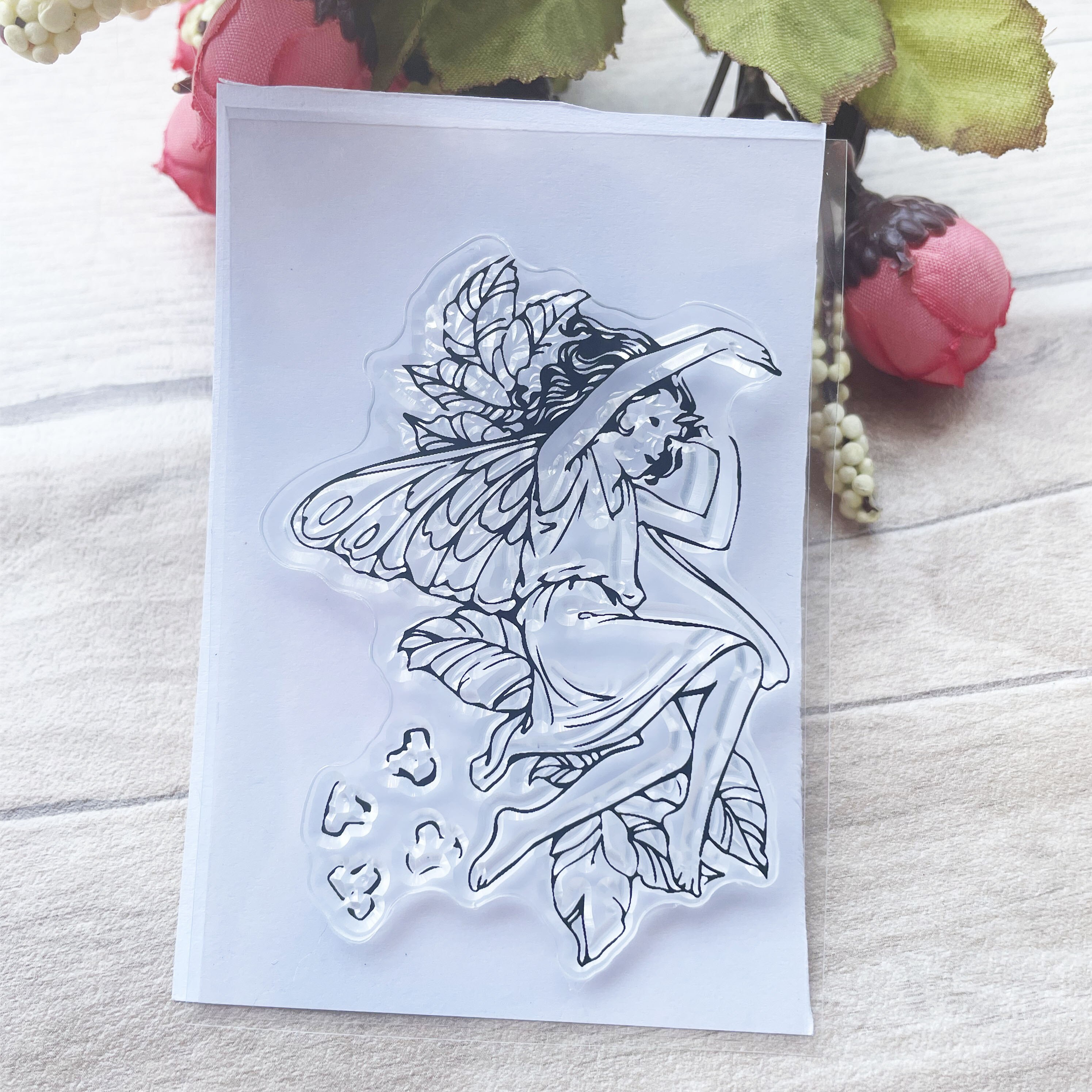 9*6cm Fairy Butterfly Clear St – Butterfly Rubber Sheet recenzja i cena