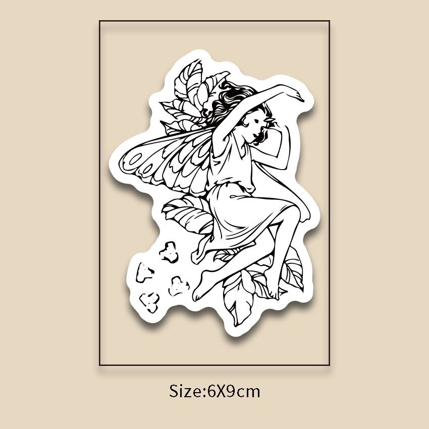 9*6cm Fairy Butterfly Clear St – Butterfly Rubber Sheet recenzja i cena