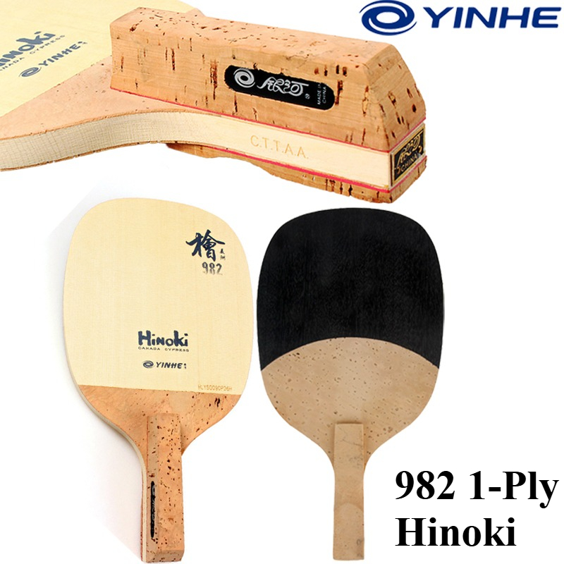 YINHE 982 1-Ply Solid Hinoki T – Table Tennis Table recenzja i cena