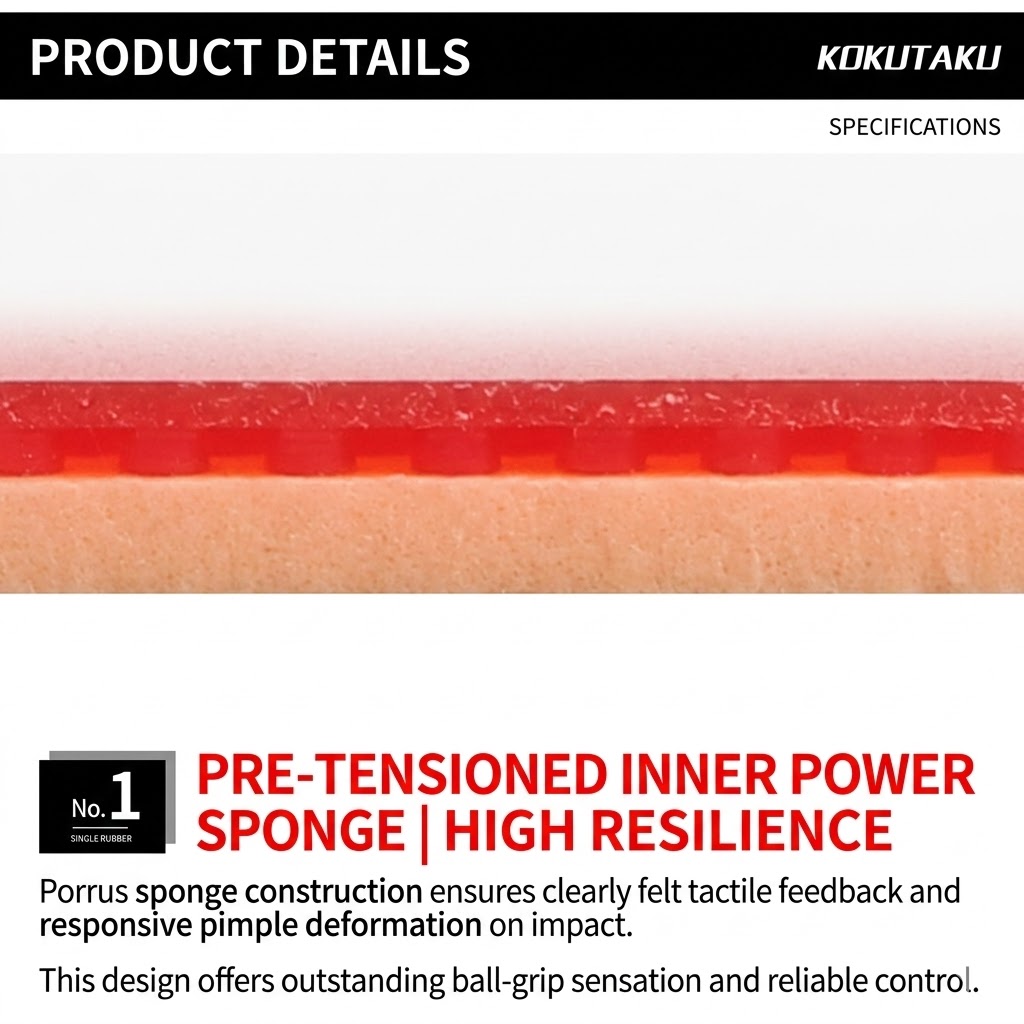 Kokutaku Sakura 868 Rubber Set – Table Tennis Grip recenzja i cena
