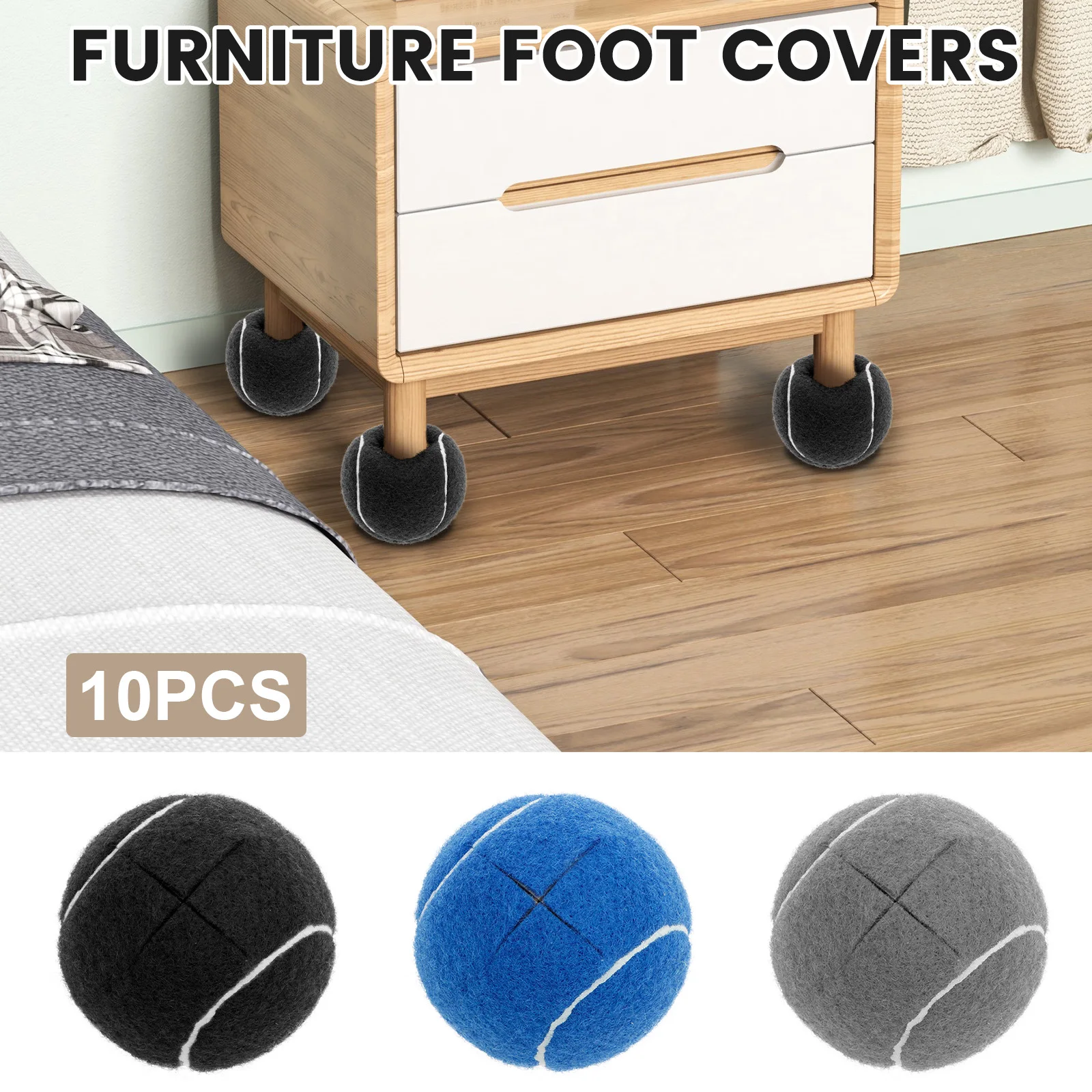 10Pcs Table Chair Foot Covers  – Table Tennis Footwork recenzja i cena