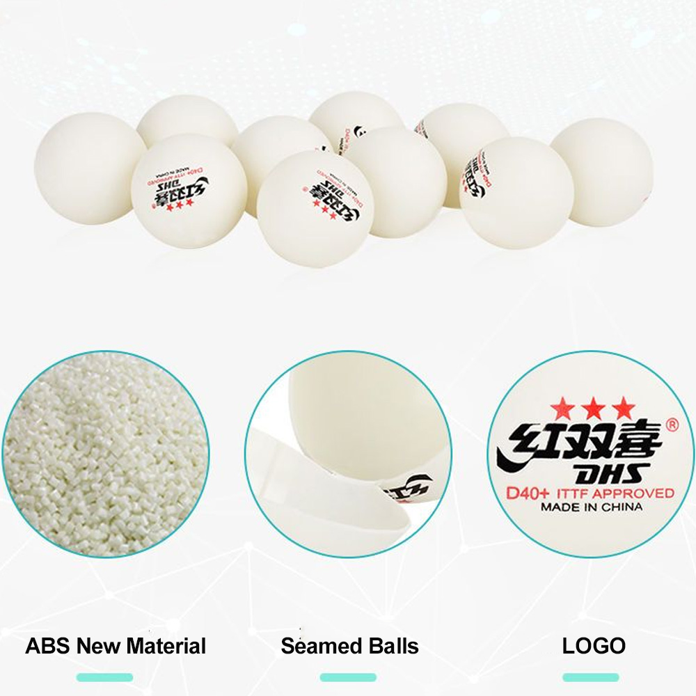 DHS D40+ DJ40+ Ping Pong Balls – Table Tennis Game Pc recenzja i cena