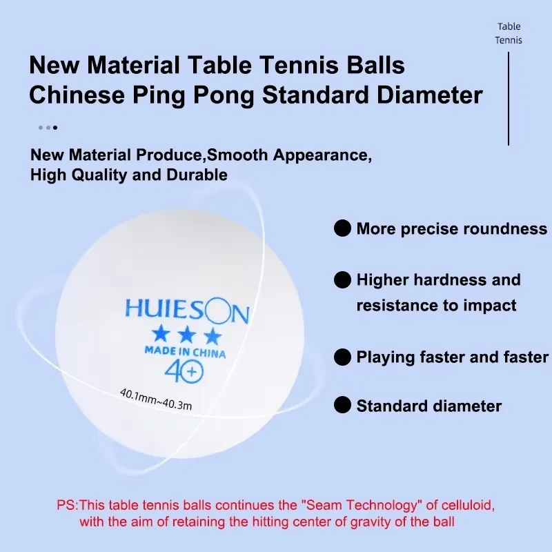 100PCS Huieson Blue Logo Table – Table Tennis Pc recenzja i cena