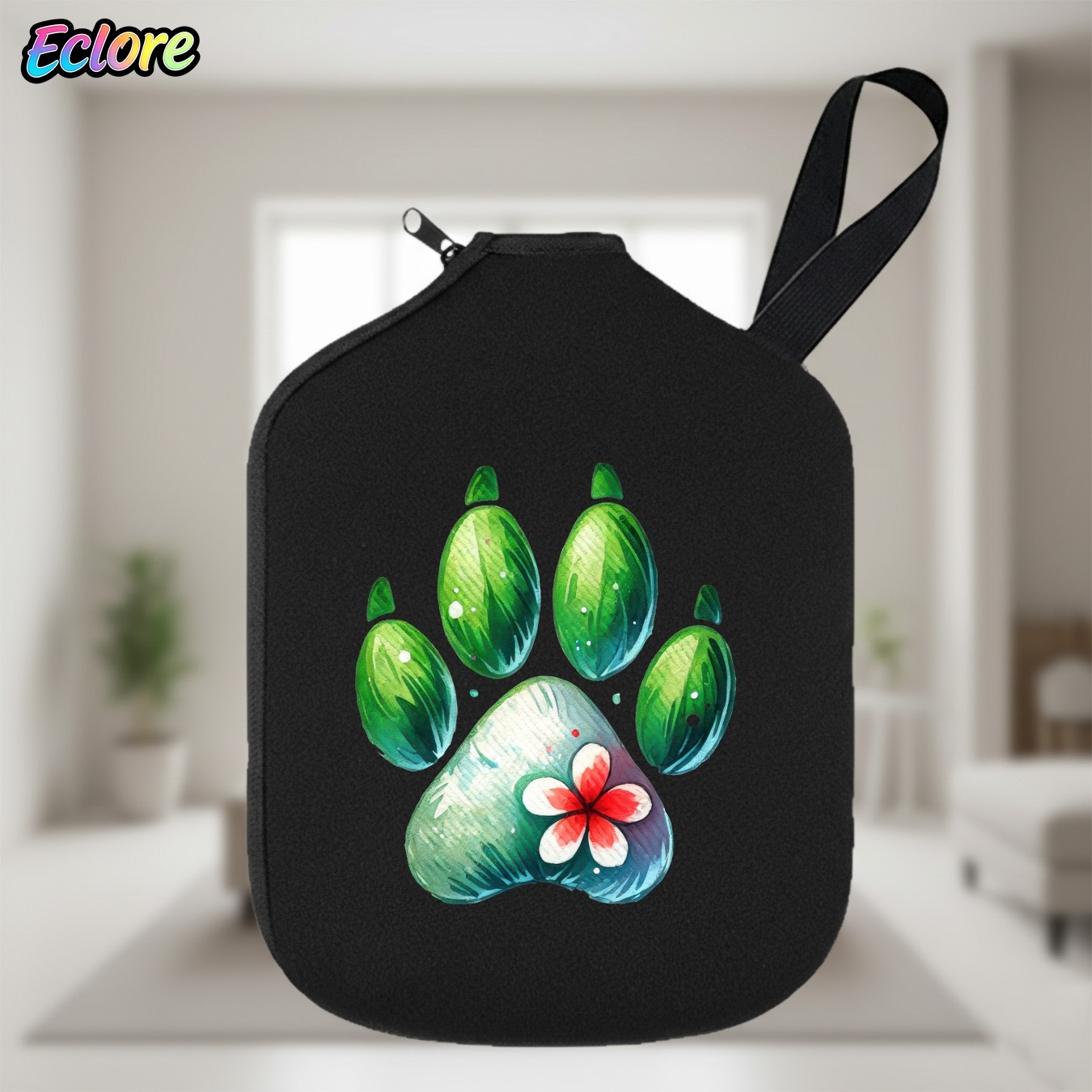 Green Watercolor Paw Print Pad – Table Tennis Table recenzja i cena
